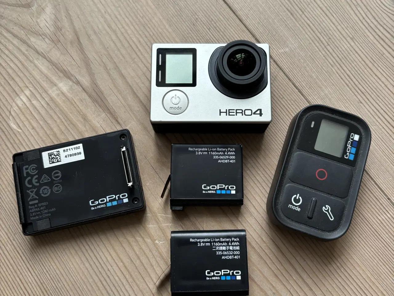 Billede 1 - GoPro HERO4 BLACK Edition actionkamera med fjernbe