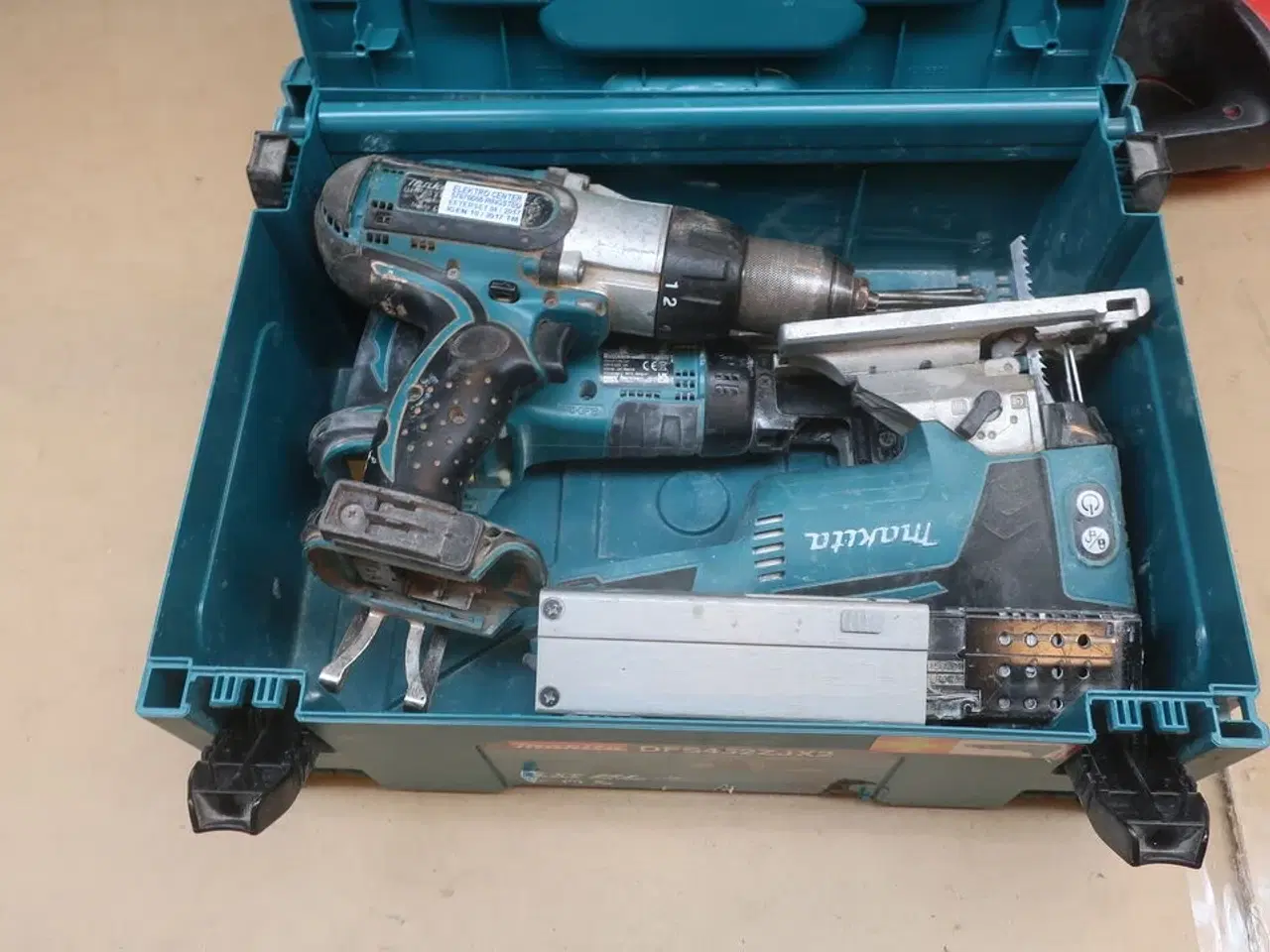 Billede 5 - Dyksav, boremaskine, sømpistol mv. MAKITA  Model: BHP 51, DER550, 718065G