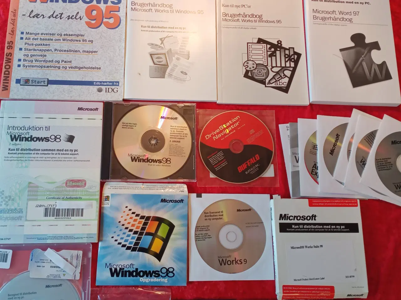 Billede 1 - Diverse windows win98 win 7 og works