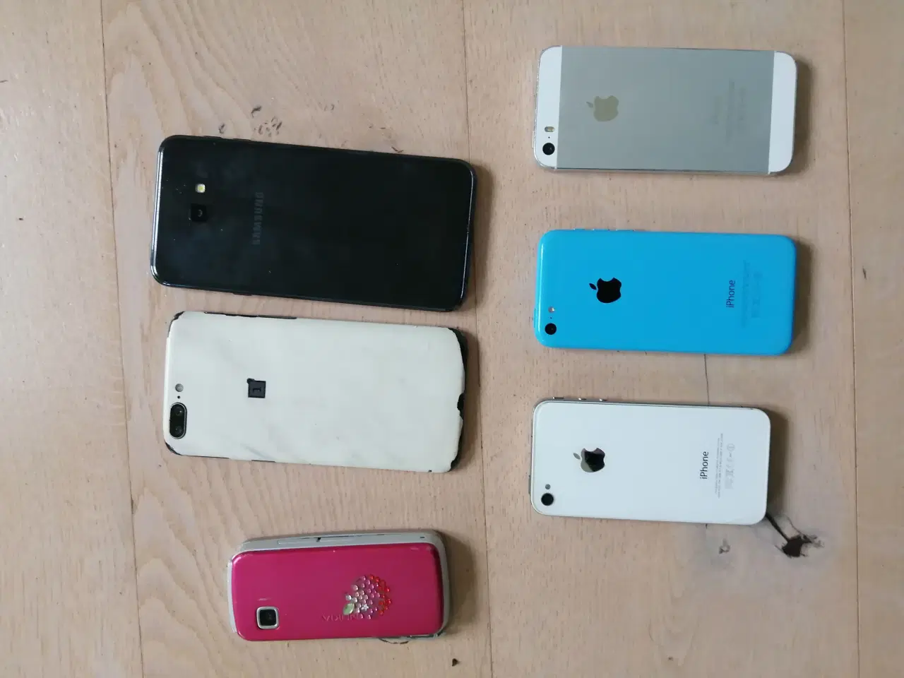 Billede 1 - 6 mobil telefoner, gamle, defekte, sælges