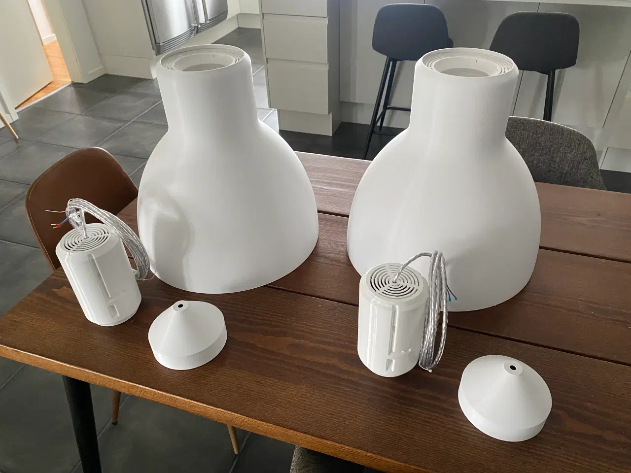 Billede 1 - Low Bay BAL Series 3-D Printet Designer Lampe