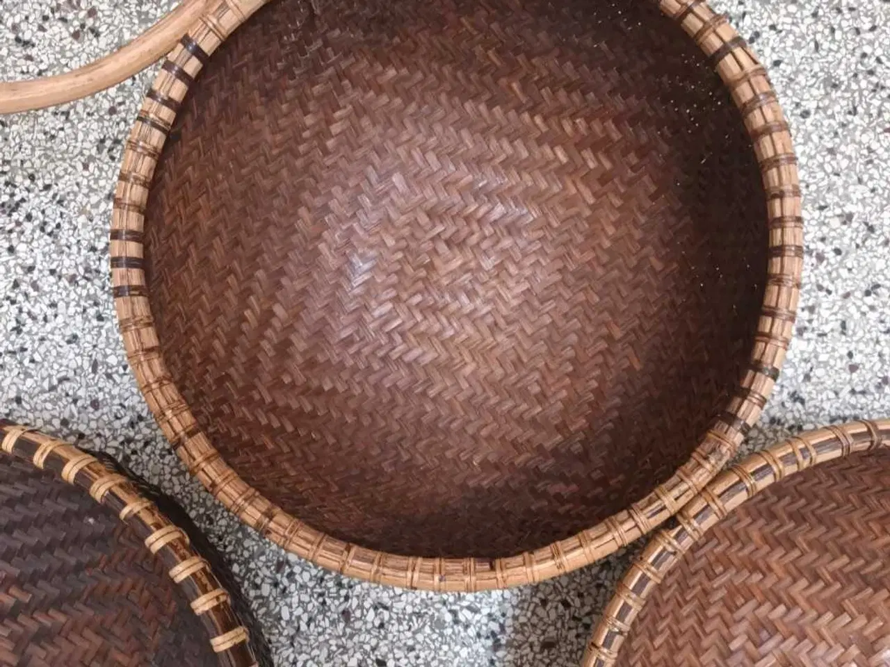 Billede 14 - Bambus og Rattan Frugtkurv med 3 Niveauer