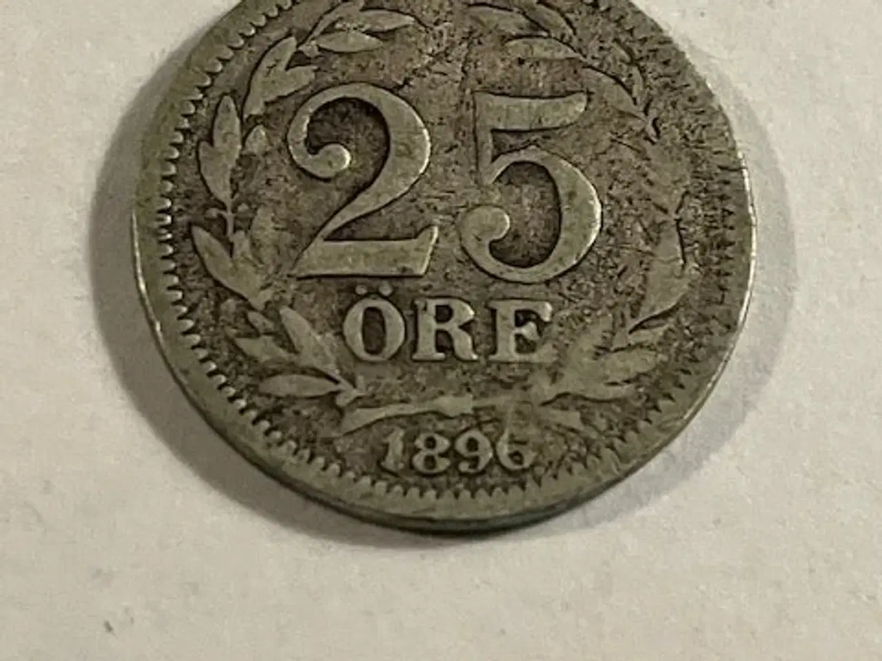 Billede 1 - 25 øre 1896 Sverige