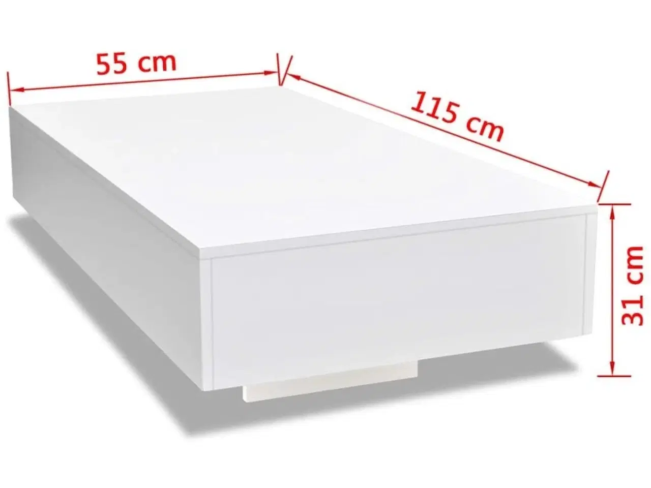 Billede 5 - Sofabord højglans hvid