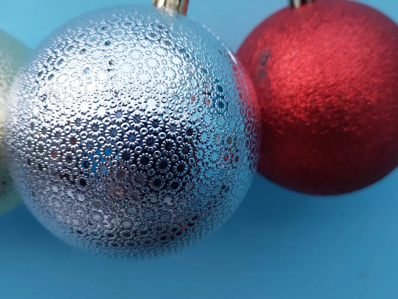 Billede 3 - juletræ pynt stor kugle i forskellige farve