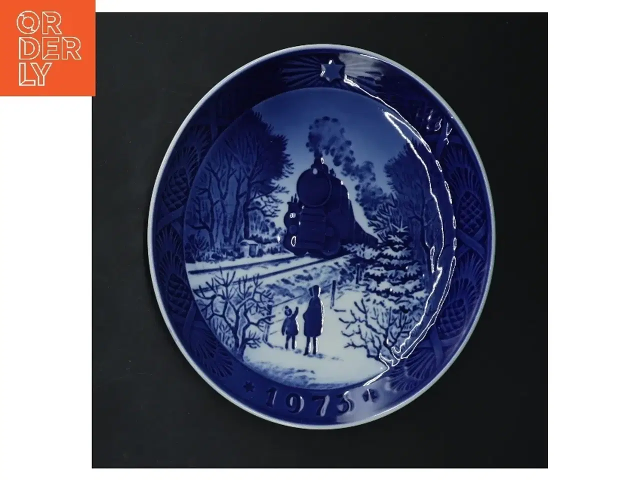 Billede 1 - Royal Copenhagen juleplatte fra 1975 fra Royal Copenhagen (str. Ø 18 cm)