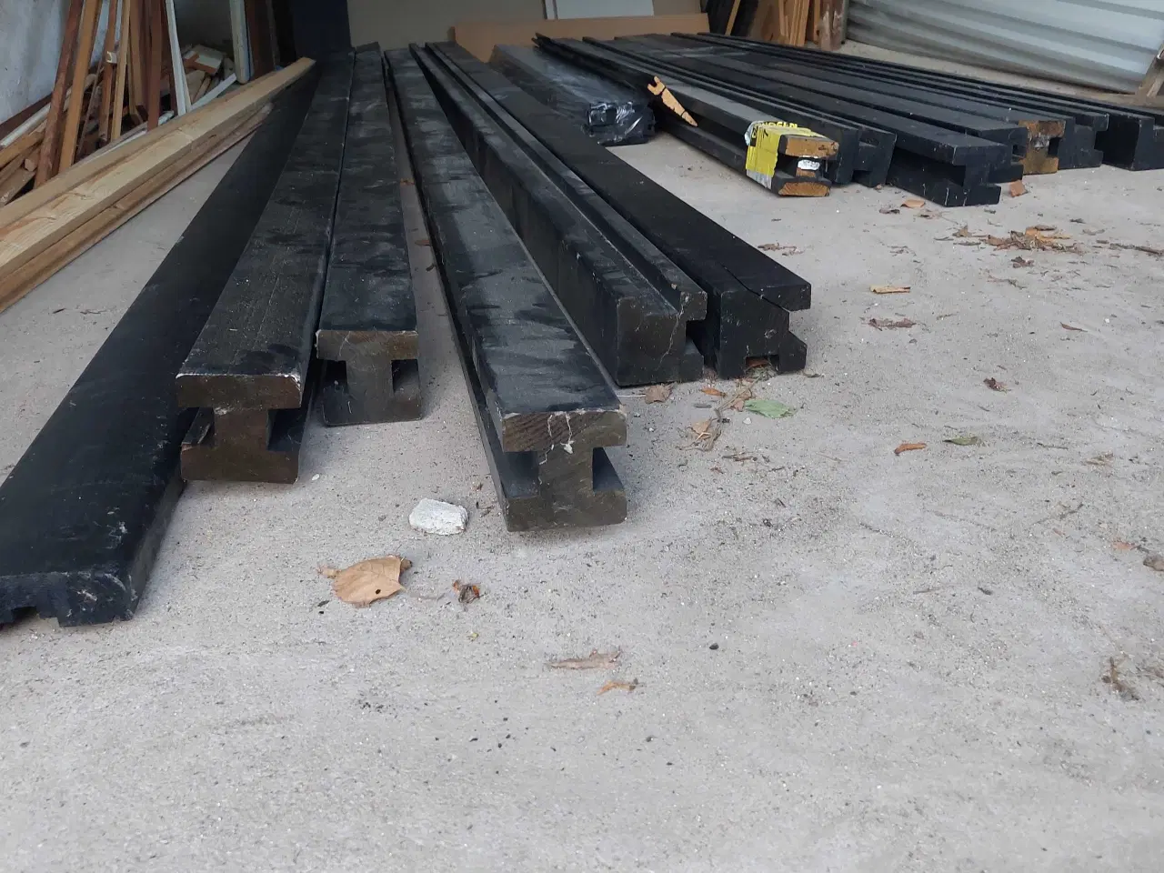 Billede 3 - FT systemhegn - stolper, dobbeltklink brædder og t