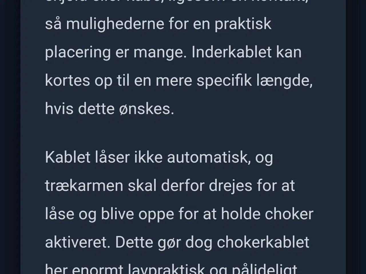 Billede 3 - Nye Chokerkabel med Drejelås 50cm 