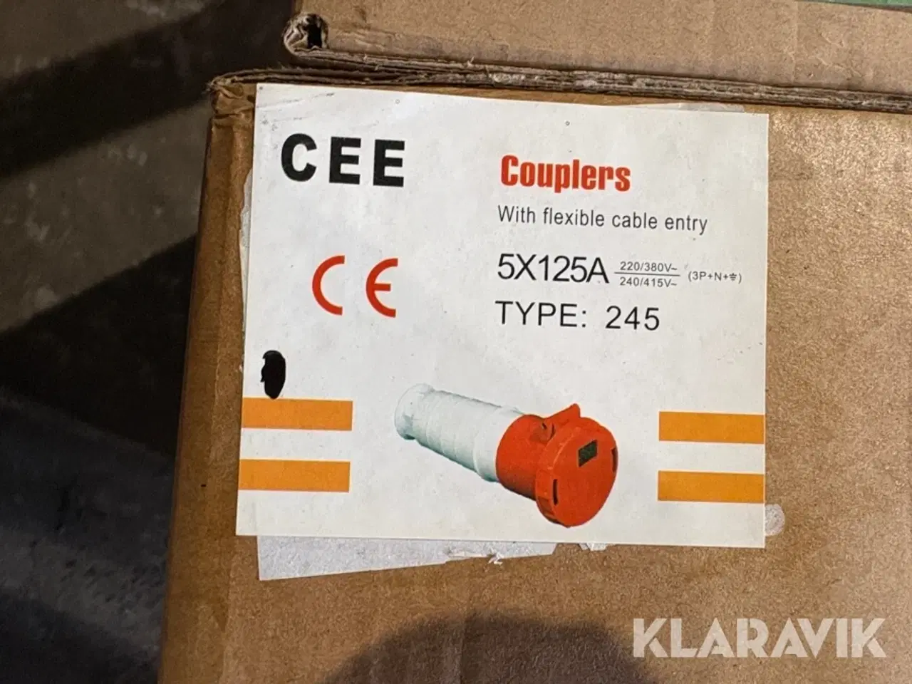 Billede 6 - CEE stik 5x125A - 20 stik af hver type