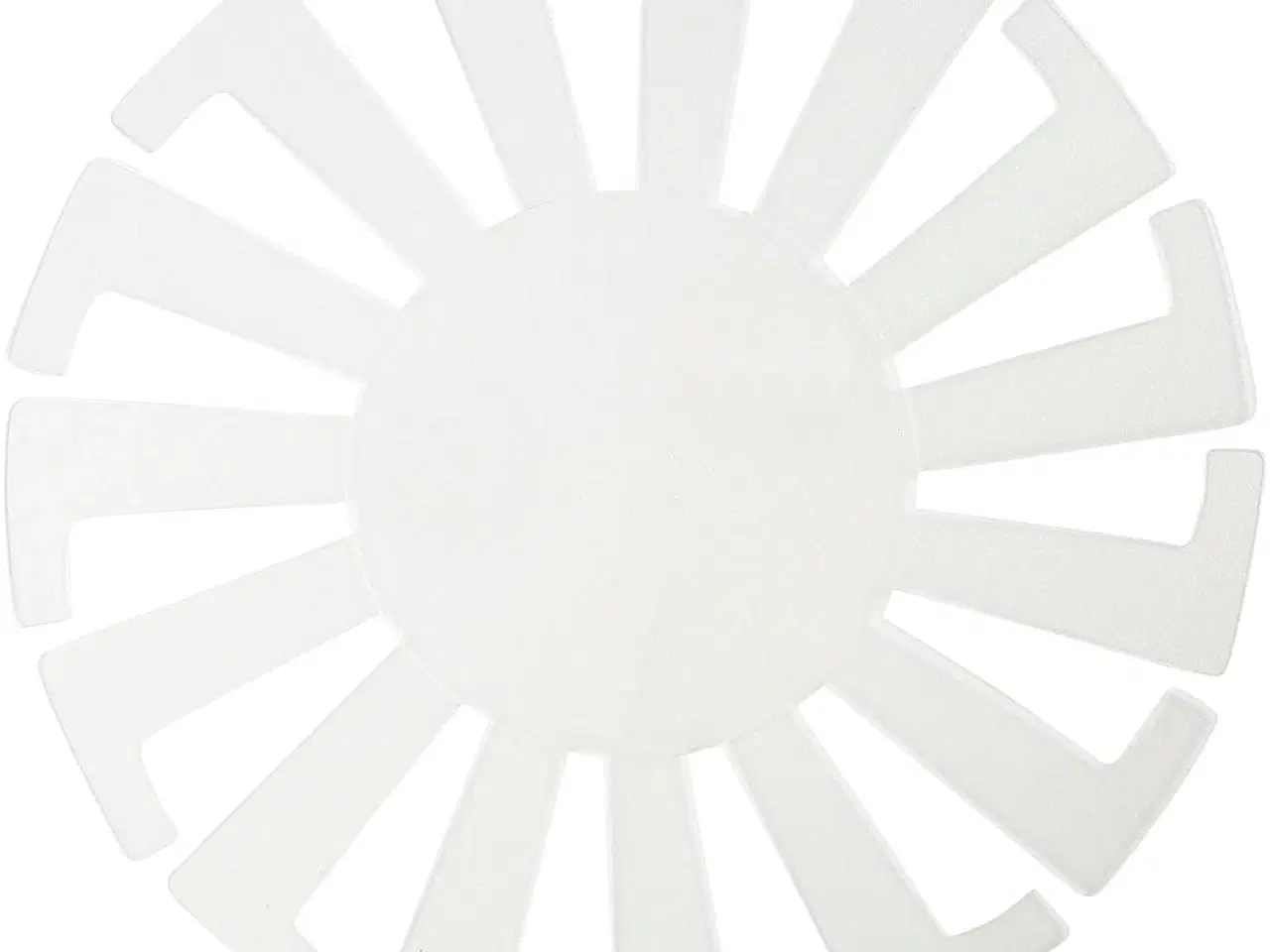 Billede 1 - Flet-let-skabelon 10 stk. - Transparent, 8x14 cm