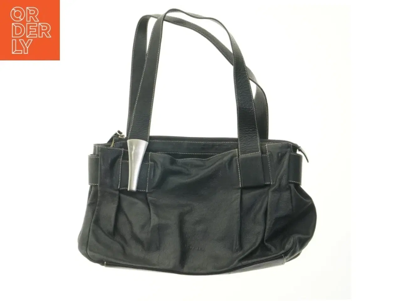 Billede 1 - Sort skuldertaske fra Kind (str. 37x26,5 cm)