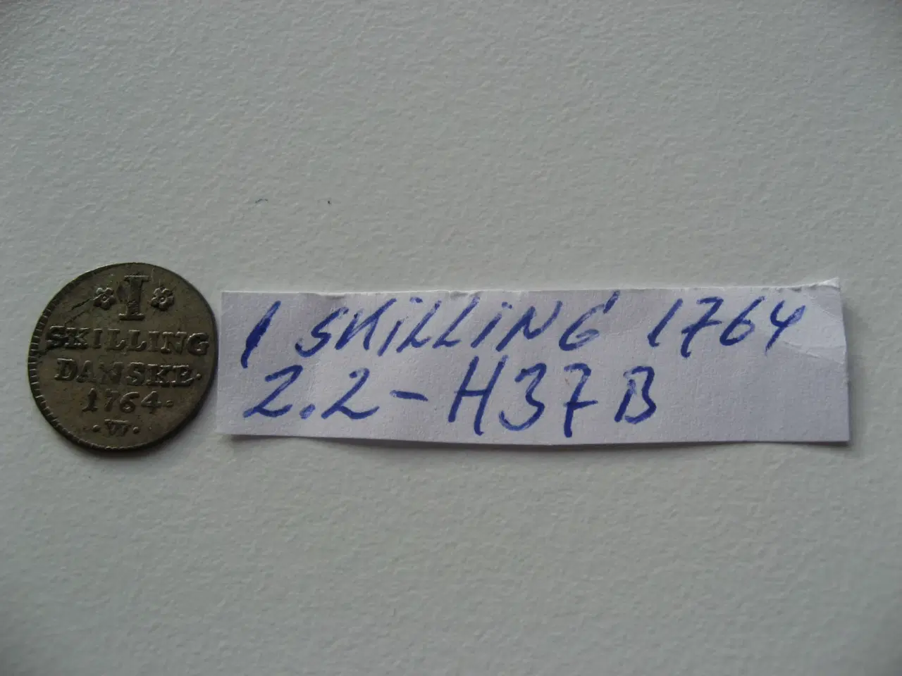 Billede 1 - Flot 1 Skilling 1764. Fr.D.V