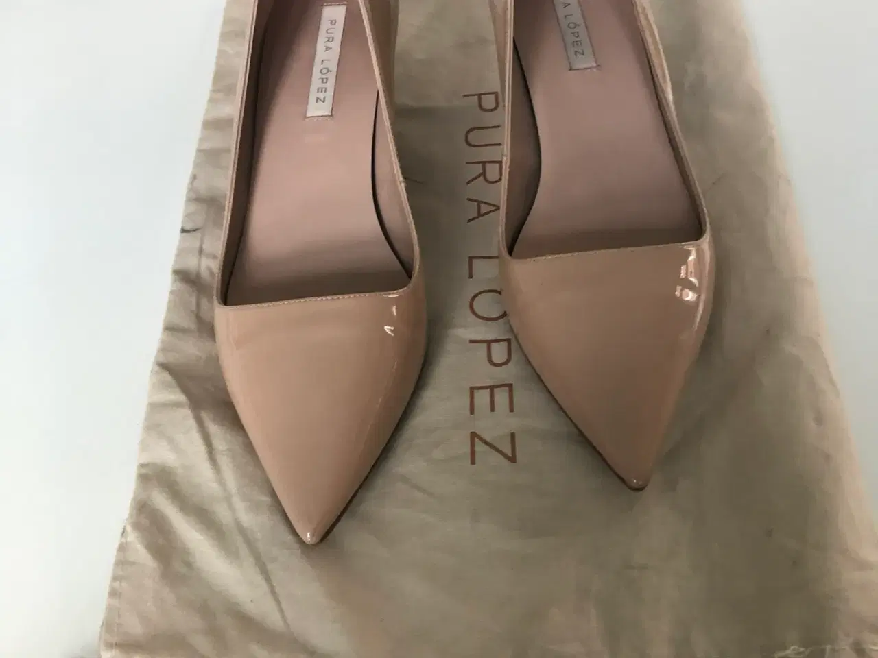Billede 2 - Pura Lopez pumps beige str. 36