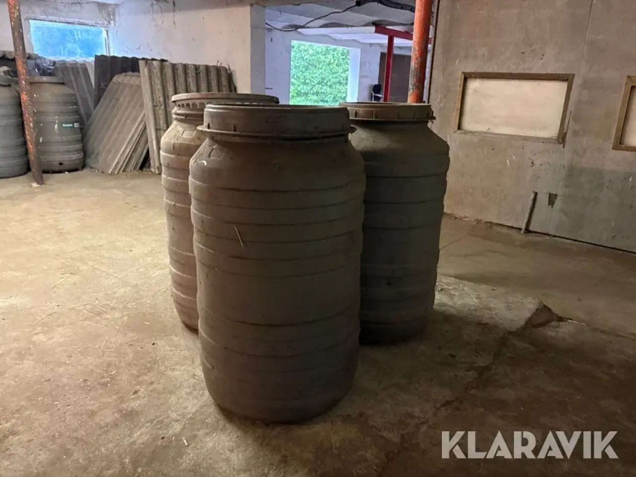 Billede 3 - Fodertønder Pit Plastics - 3 styk