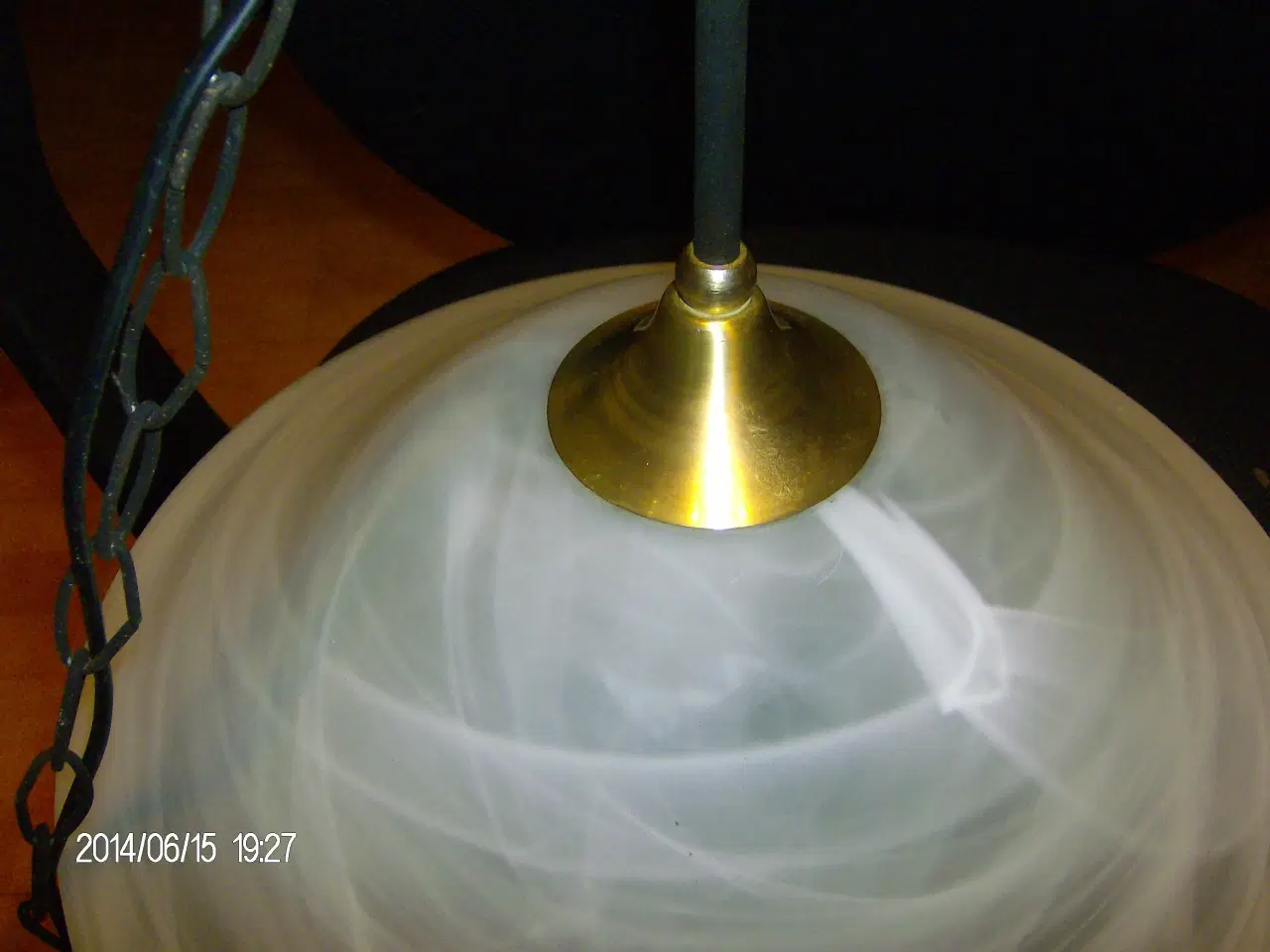 Billede 4 - Lampe med mattere glas