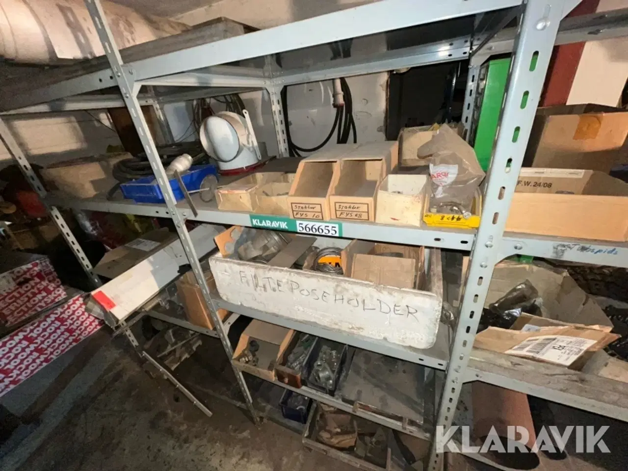 Billede 1 - Blandet lot filterpose holder, stålringe, kæder, tandhjul og diverse andet