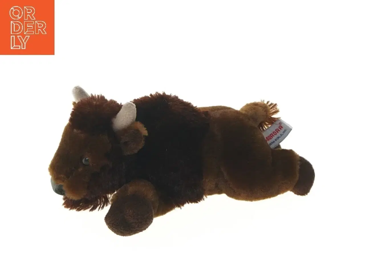 Billede 1 - Tøjdyr, Bison fra Aurora (str. 24 cm)
