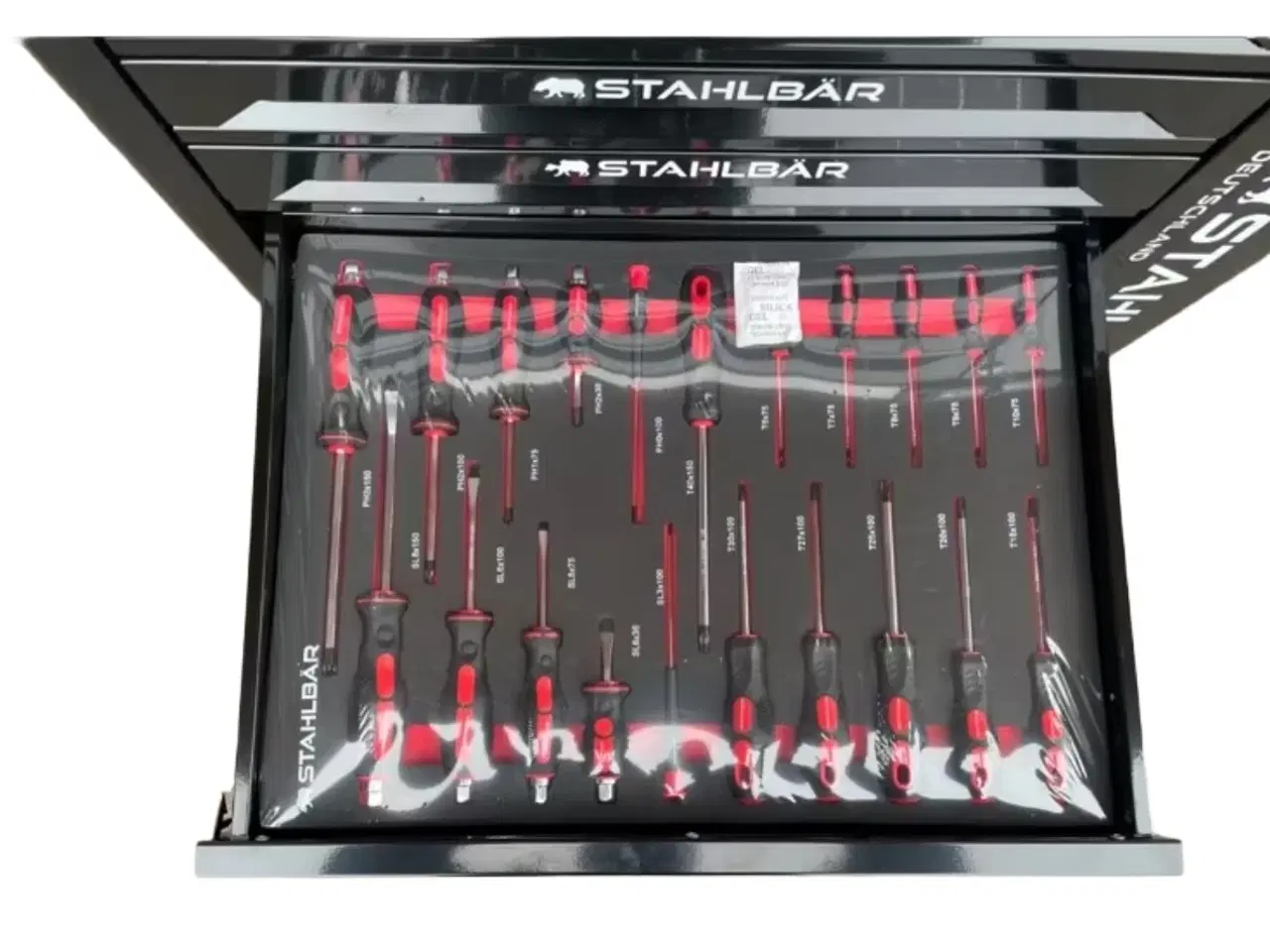 Billede 8 - Stahlbär værktøjsvogn med 7 skuffer med værktøj