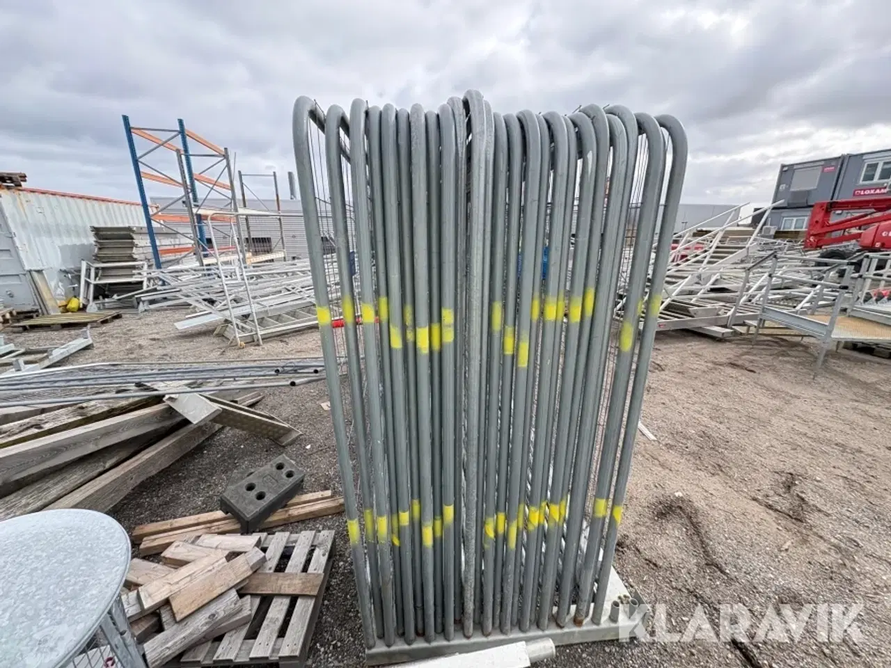 Billede 5 - Byggepladshegn og fødder 25 fag og 50 fødder