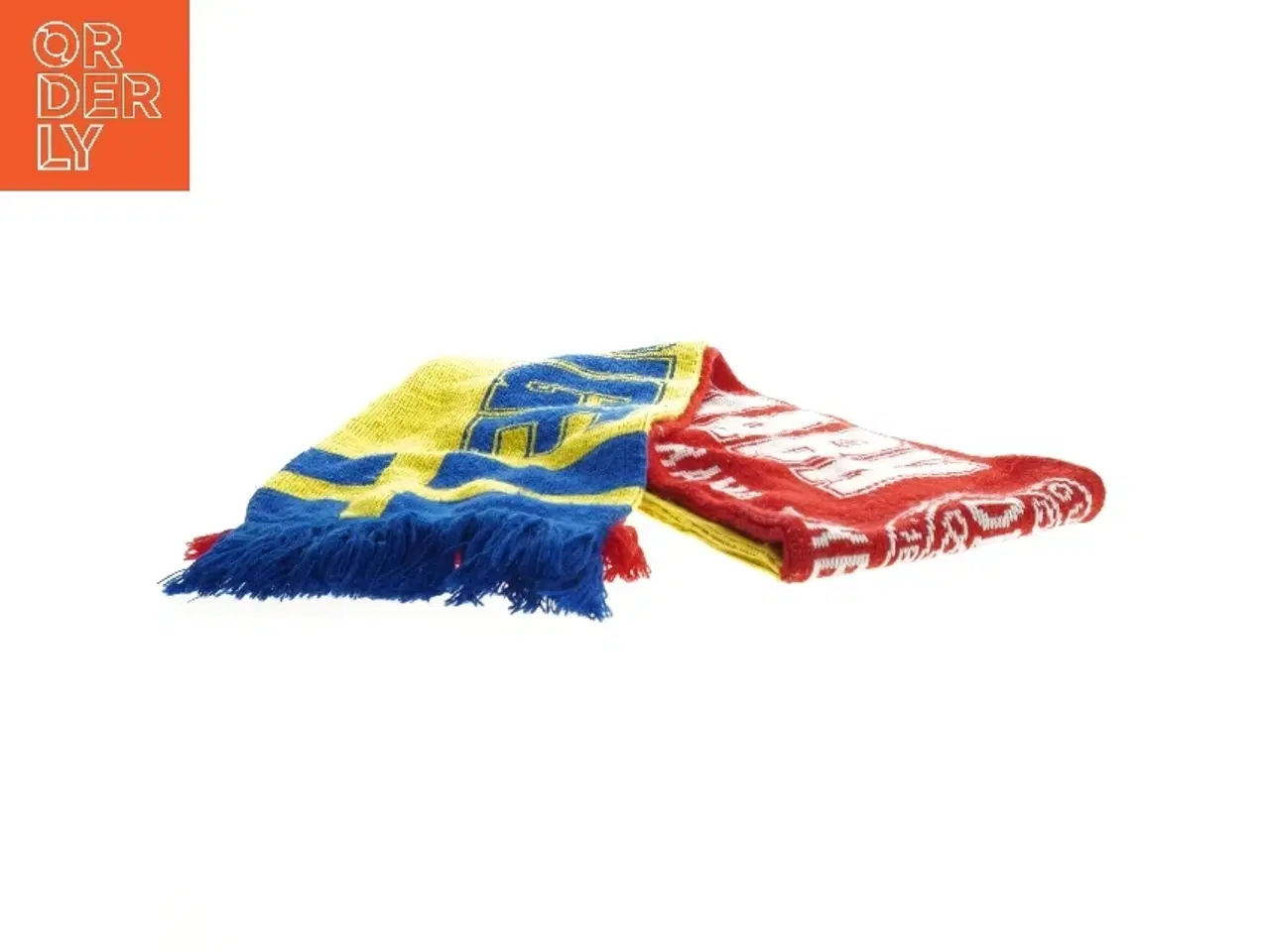 Billede 3 - Fodboldhalstørklæde Danmark-Sverige (str. 130x15 cm)
