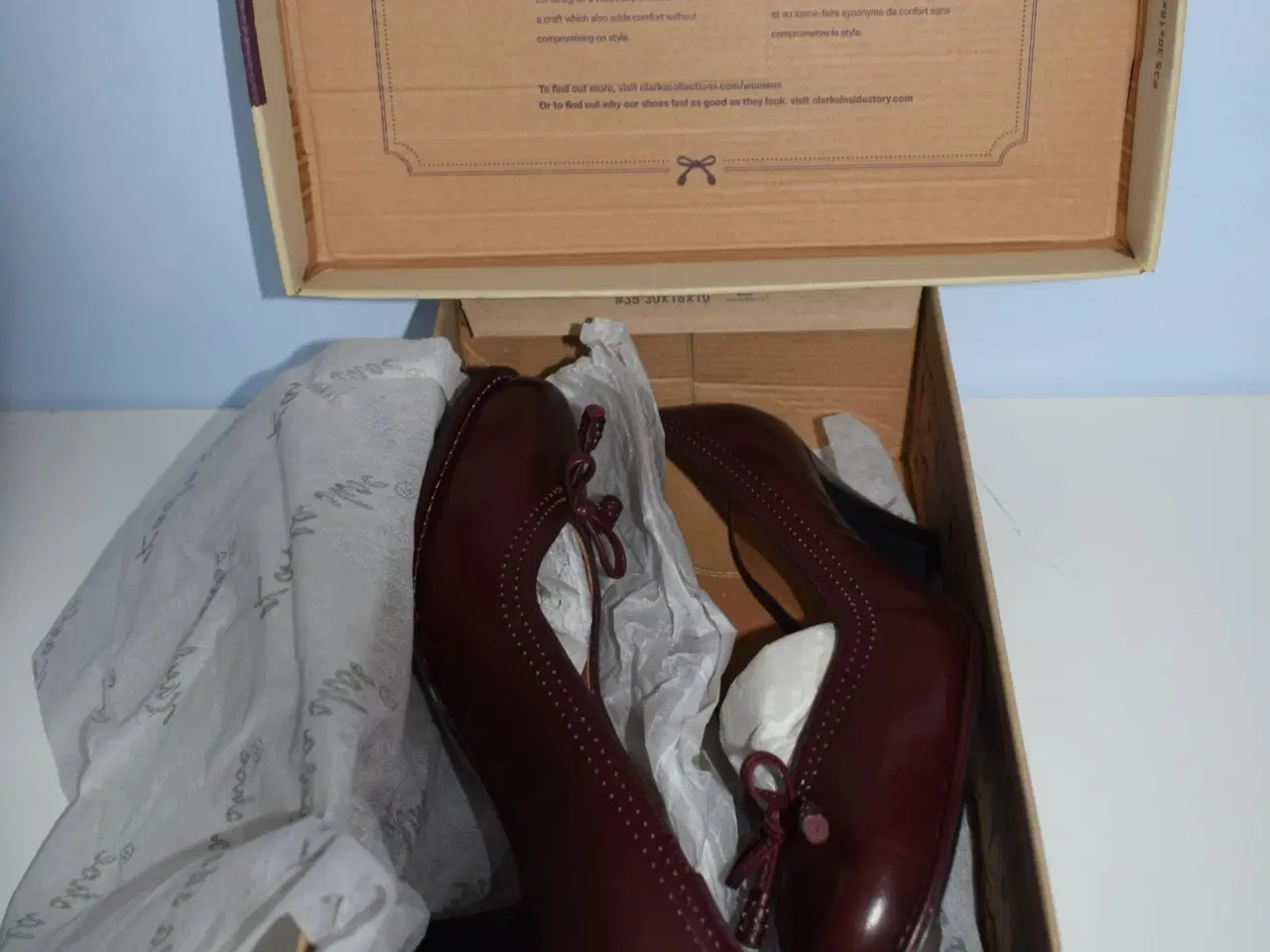 Billede 4 - Clarks Festsko str. 39 brun skind