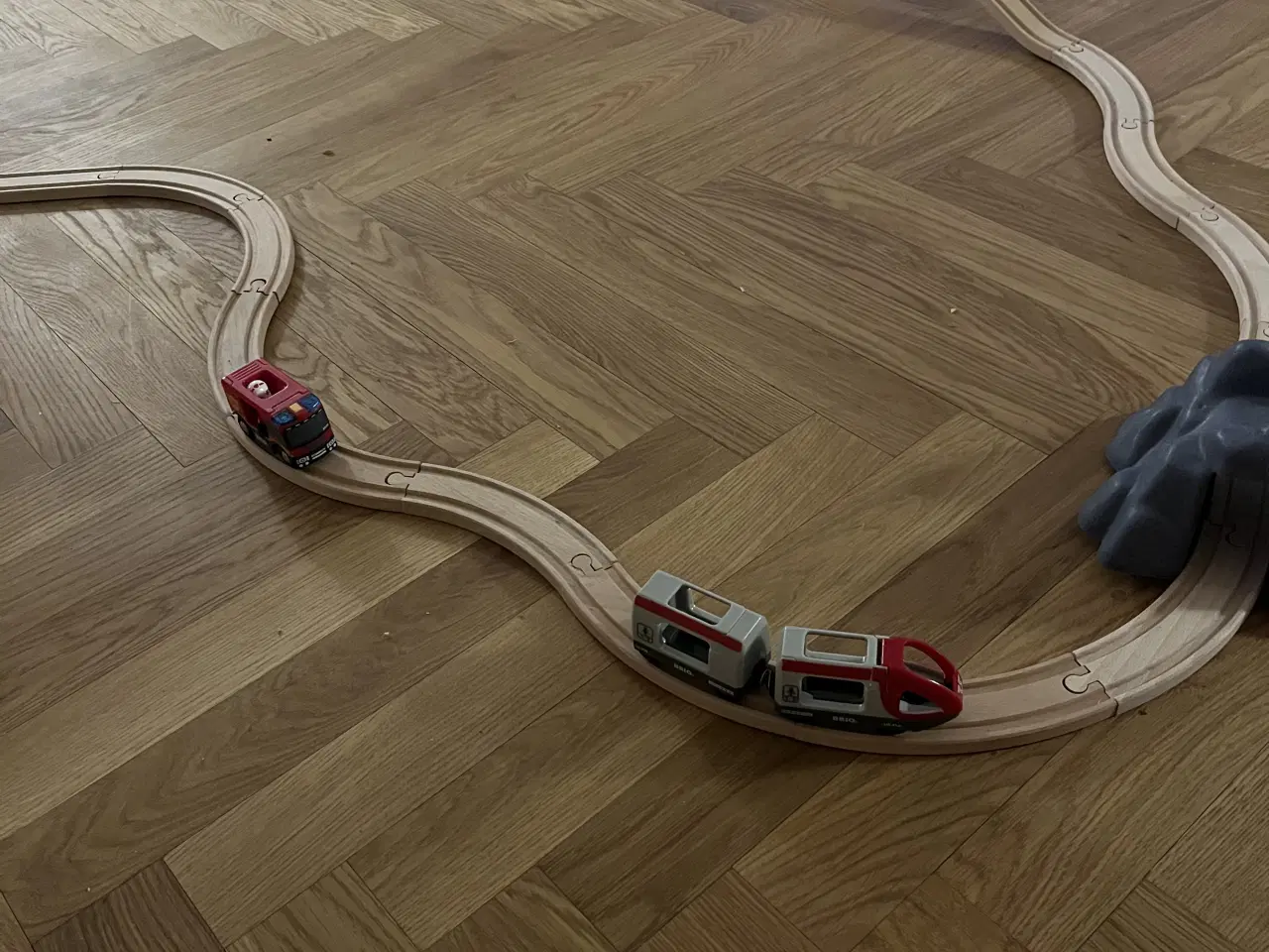 Billede 1 - BRIO togbane i træ