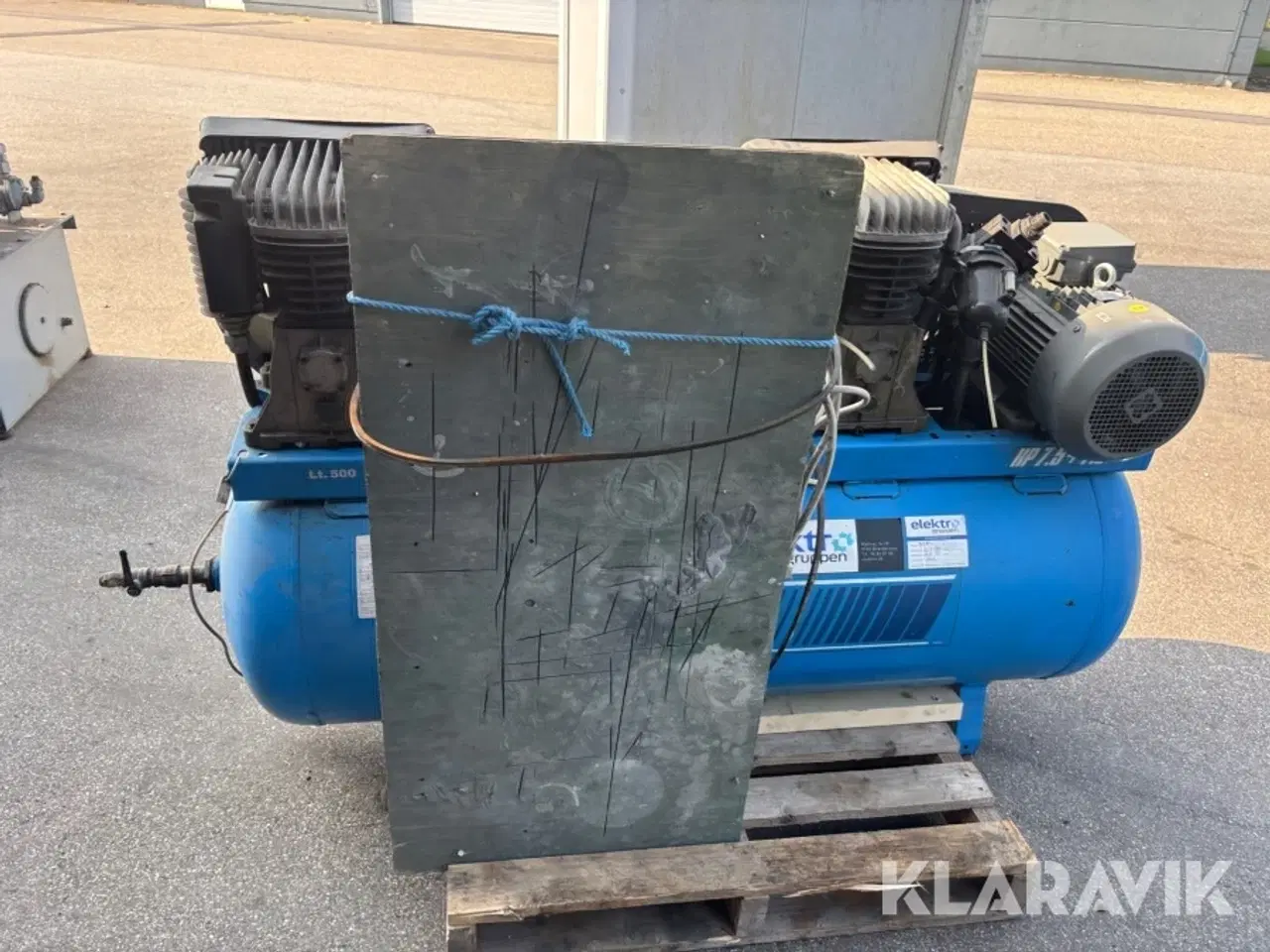 Billede 4 - Kompressor Abac LT 500 HP 7.5+7.5
