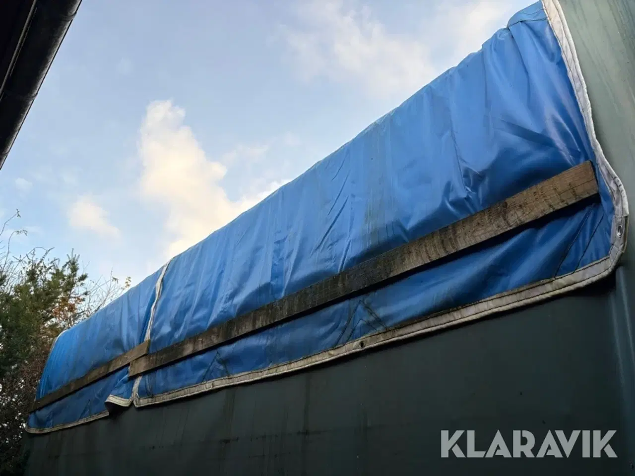 Billede 11 - Lagertelt med pressening Helge Frandsen galvaniseret stålspær