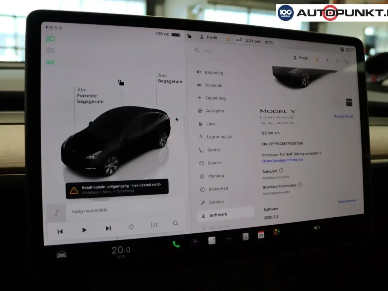 Billede 8 - Tesla Model Y  Long Range AWD