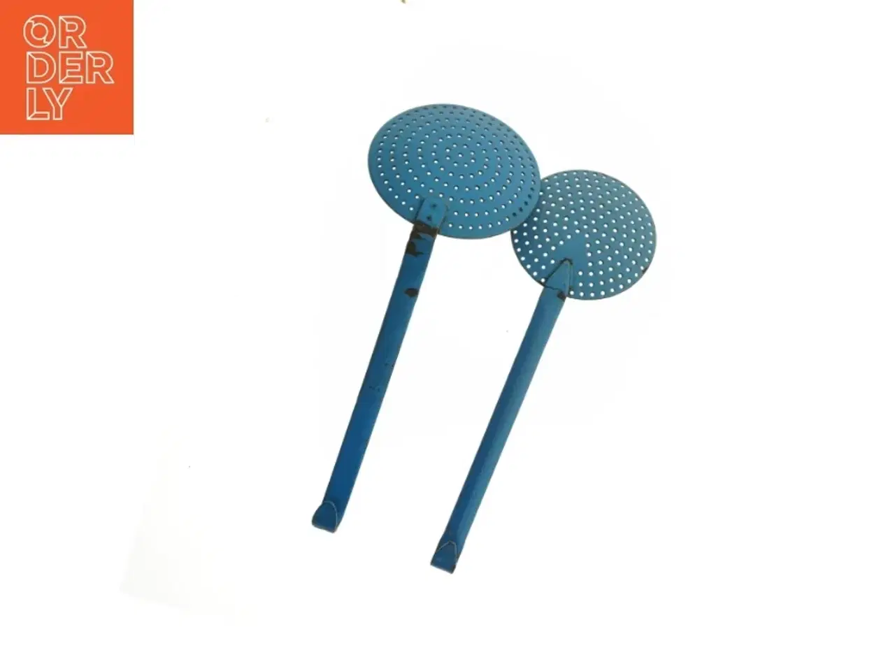 Billede 3 - 2 blå hulskeer Madame Blå(str. 38 cm. og. 36 cm)