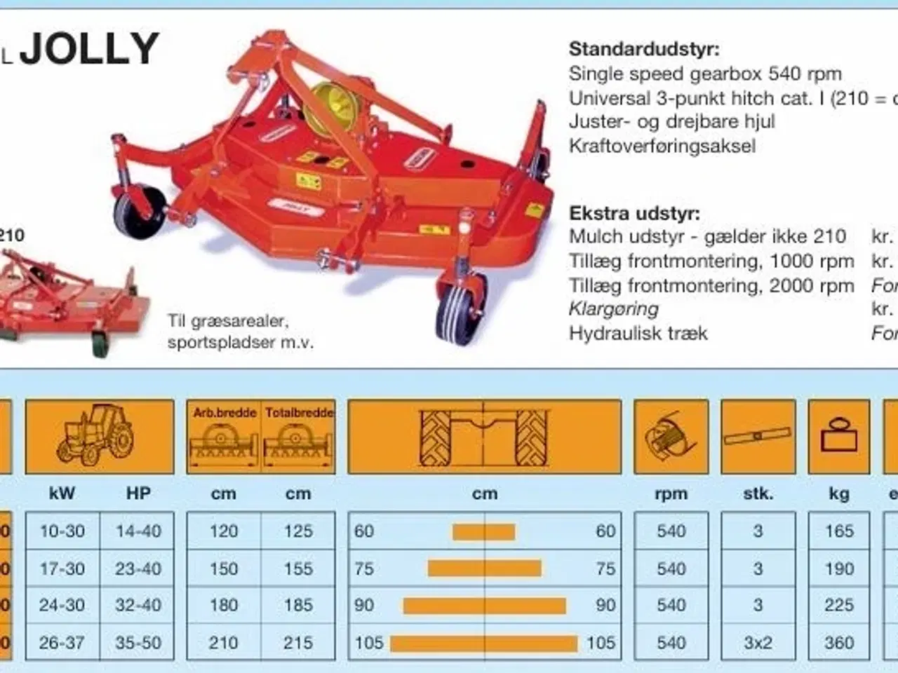 Billede 17 - Maschio JOLLY 120-210 cm.