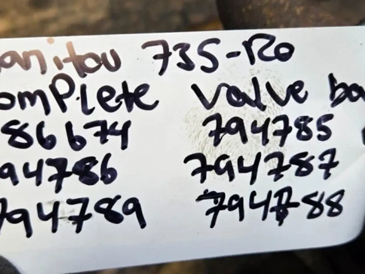 Billede 7 - Manitou 735-120  Hydraulikventil  286674