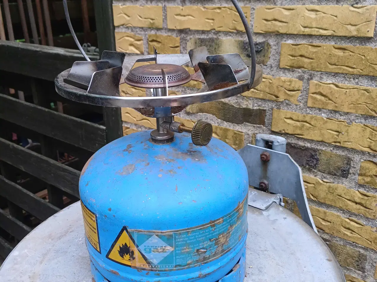 Billede 1 - Gasblus campinggas m flaske.