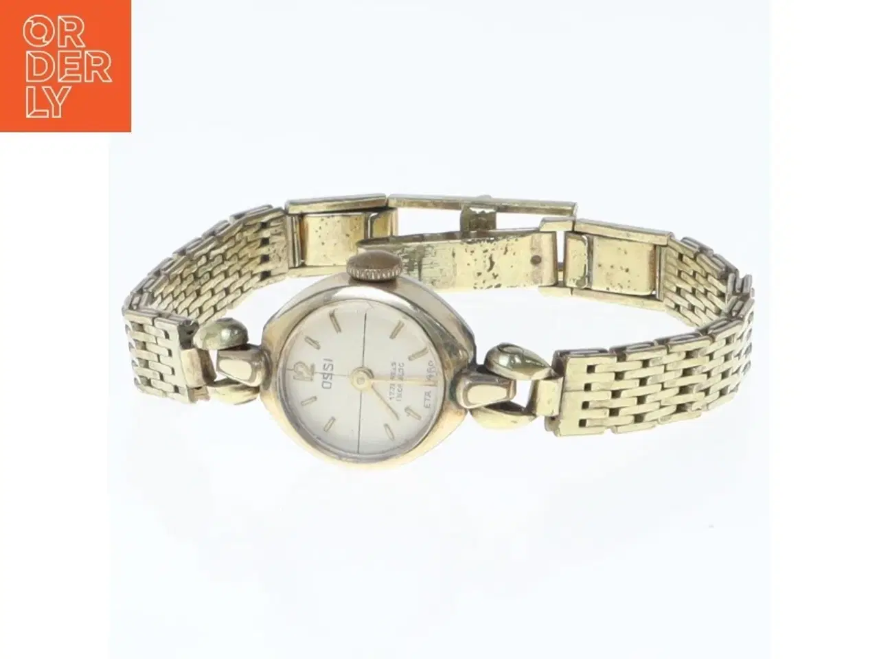 Billede 1 - Klassisk retro dameur med guldlænke fra Ossi