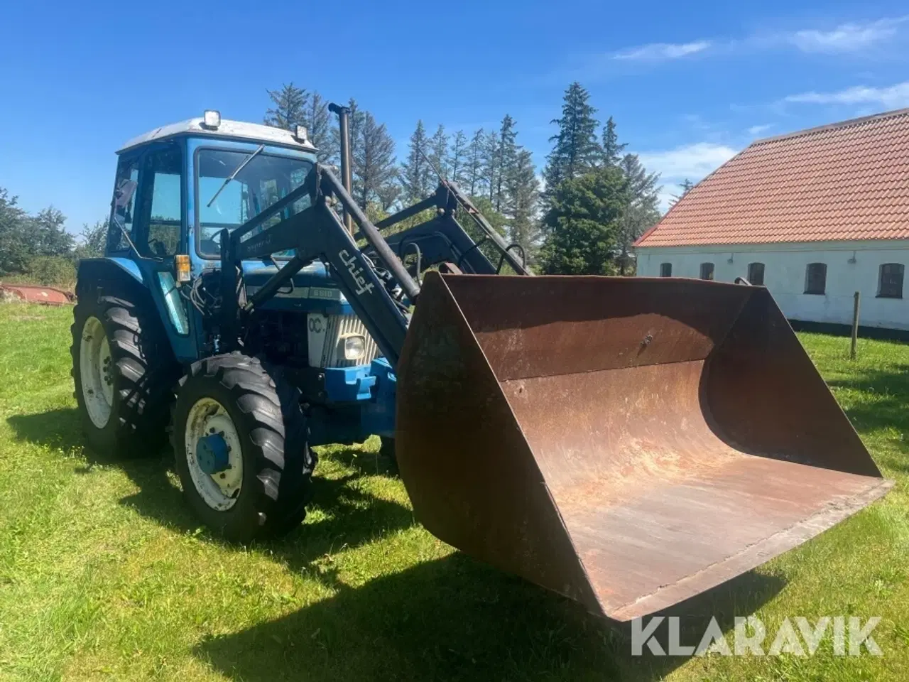 Billede 2 - Veterantraktor Ford 6610 Turbo med frontlæsser