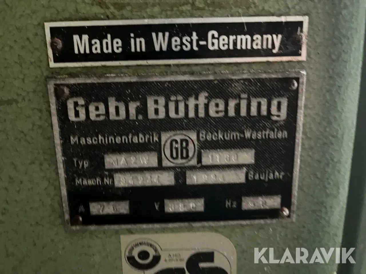 Billede 7 - Båndpudser Bütfering MA2W