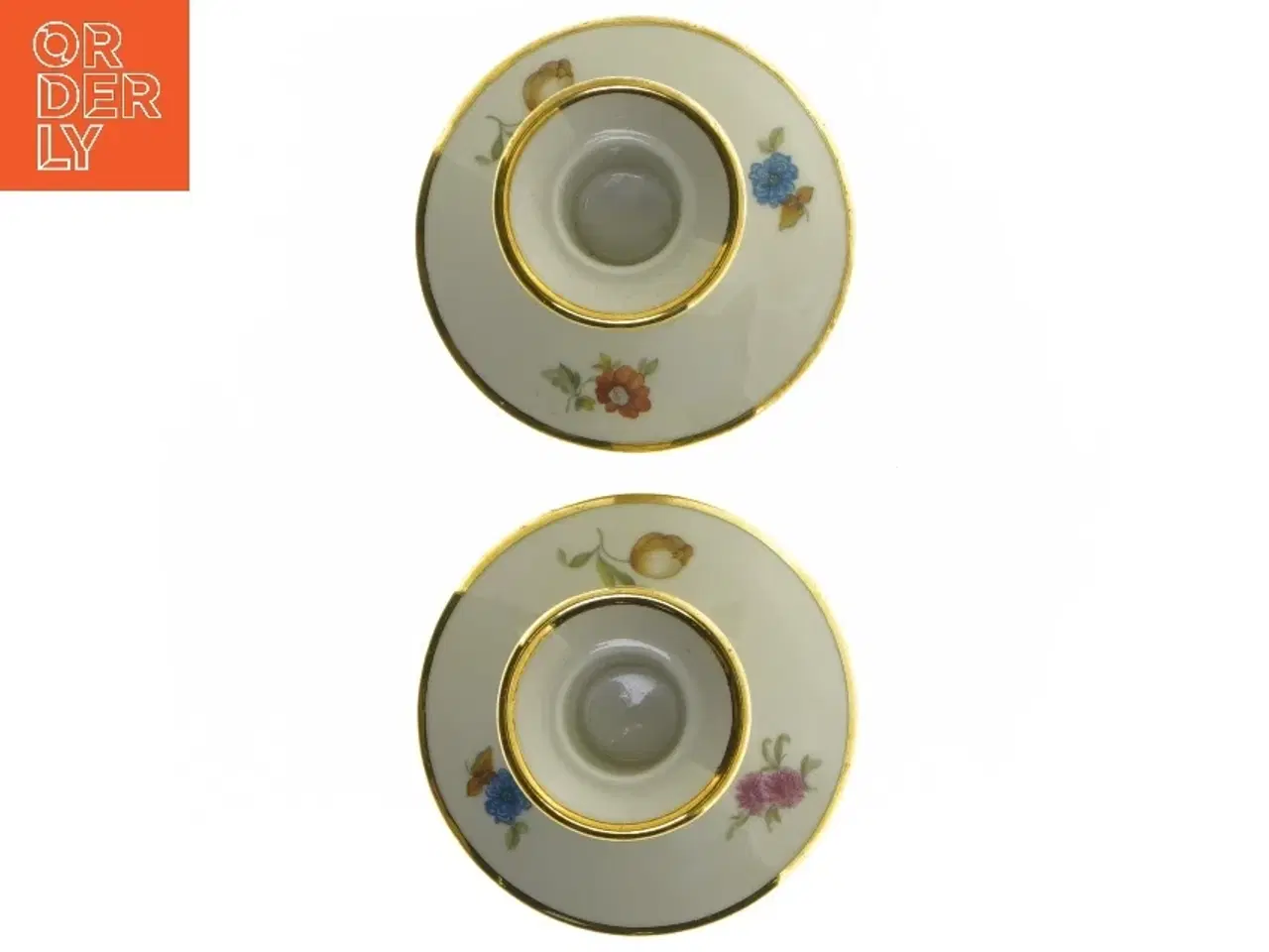 Billede 3 - Porcelæns lysestager sæt fra KPM (str. 7,5 cm)