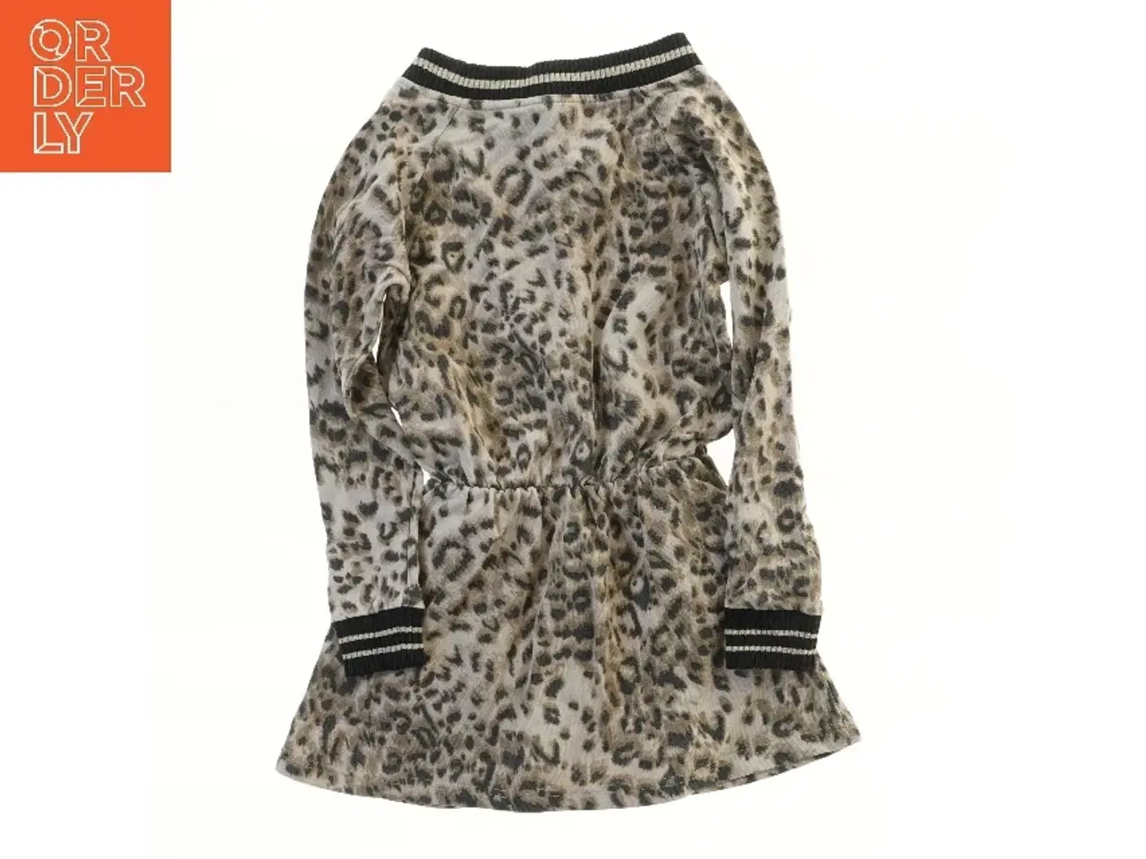 Billede 2 - Leopardmønstret kjole med lange ærmer fra Milk Copenhagen (str. 122)
