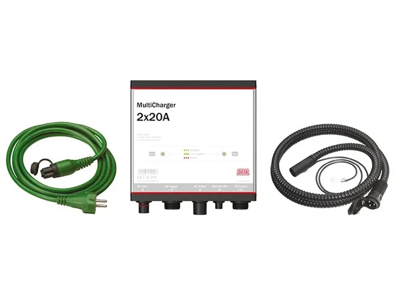 Billede 1 - DEFA multicharger kit 12v 2x20a