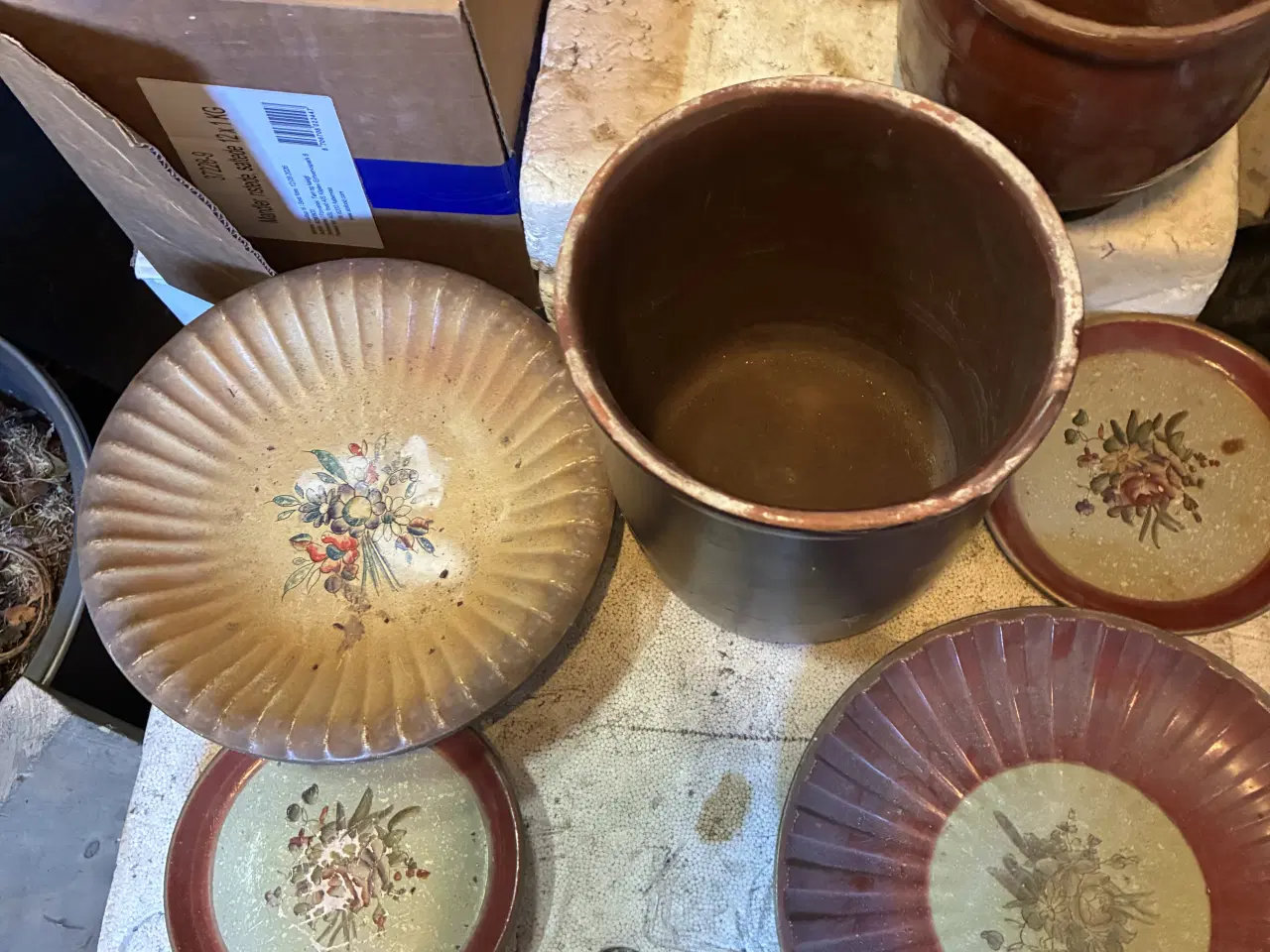 Billede 4 - Lerfade og krukker, 