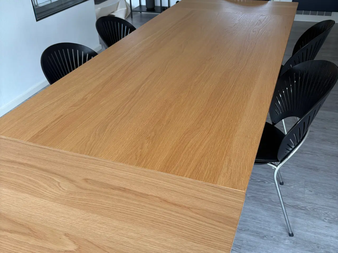 Billede 1 - Spisebord i eg 95/190/280