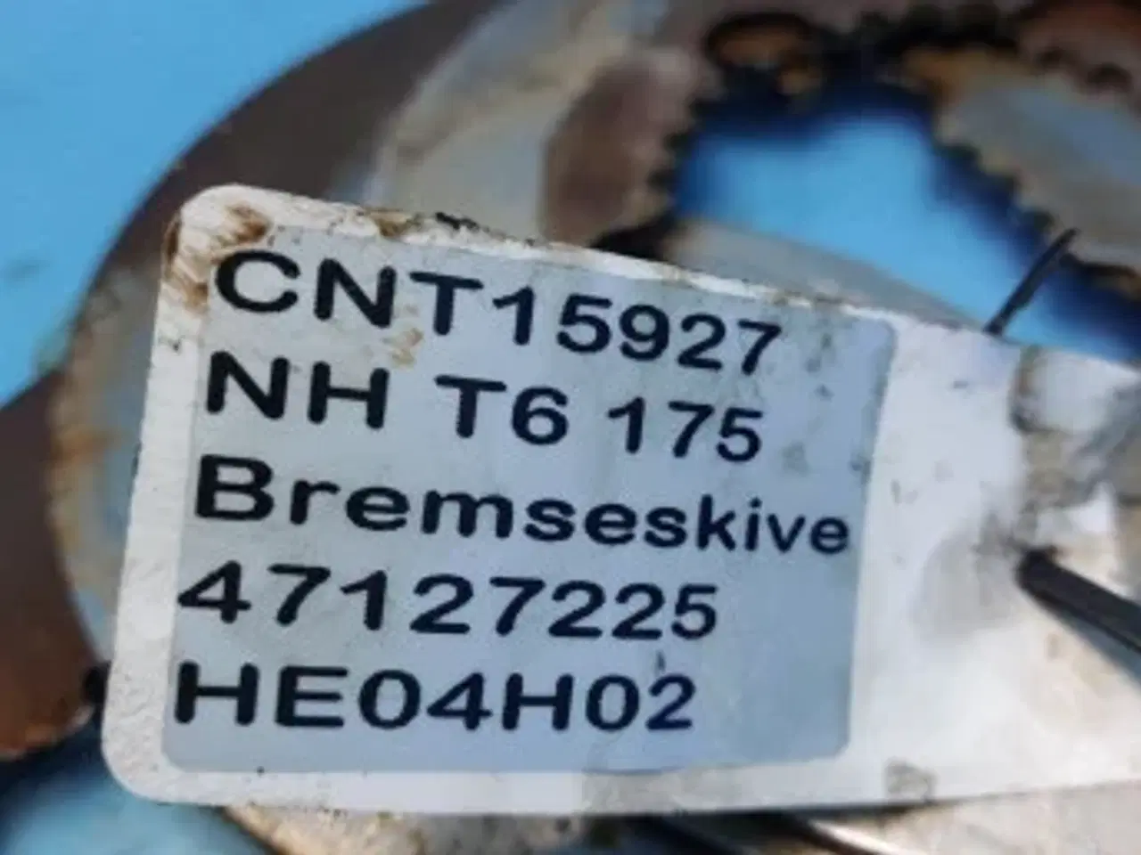 Billede 9 - New Holland T6 Bremseskive 47127225