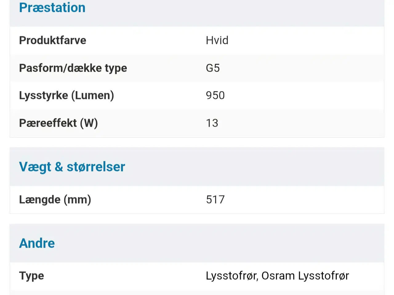 Billede 4 - OSRAM lysstofrør 13w