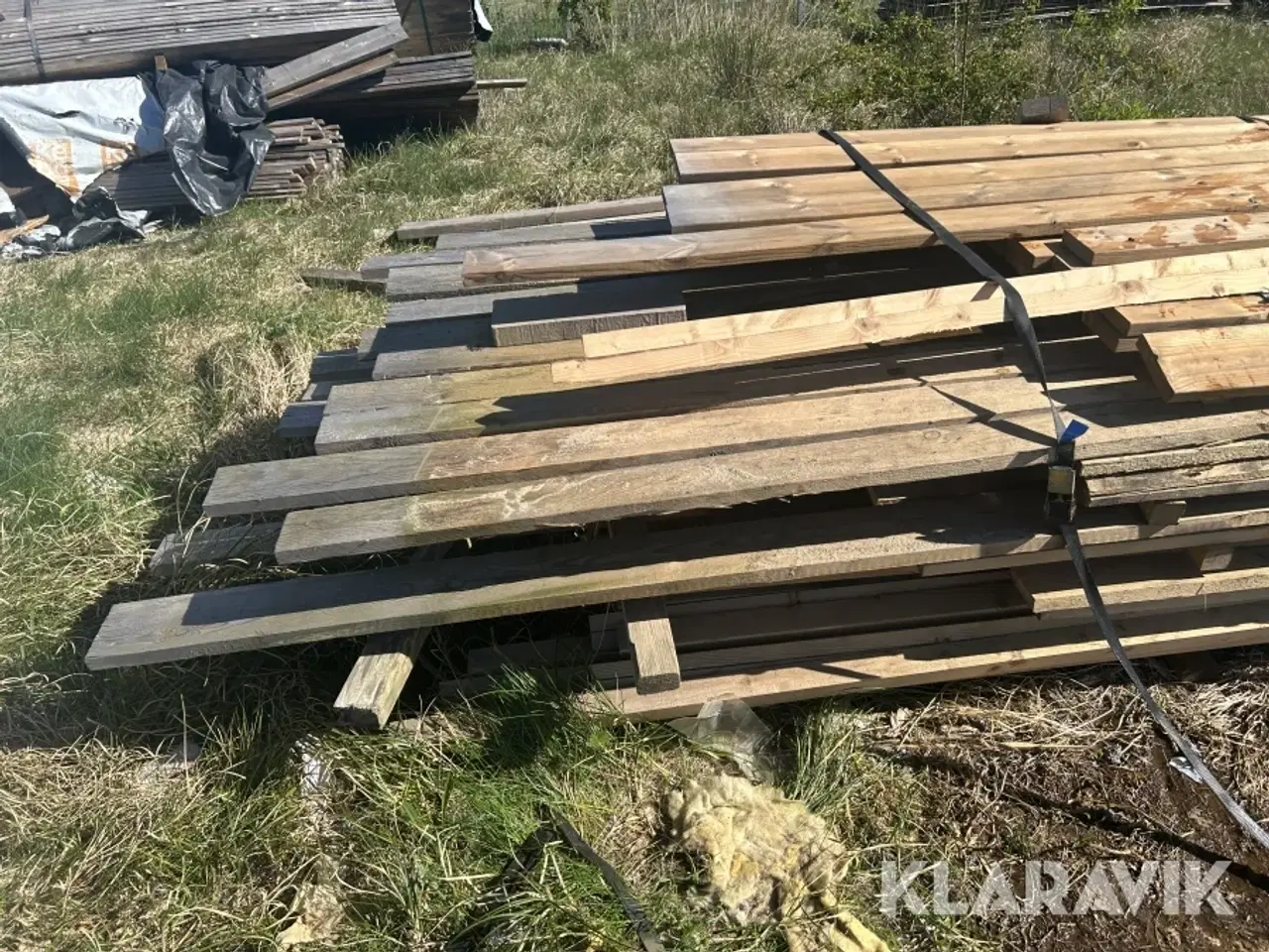 Billede 3 - Blandet parti træ cirka 110 styk