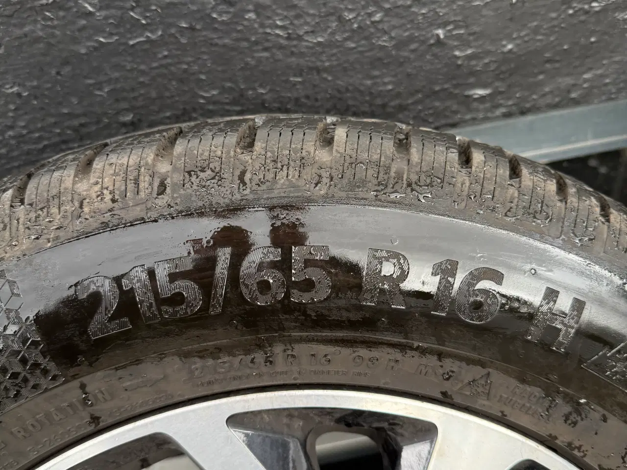 Billede 5 - Vinterdæk på alufælge 