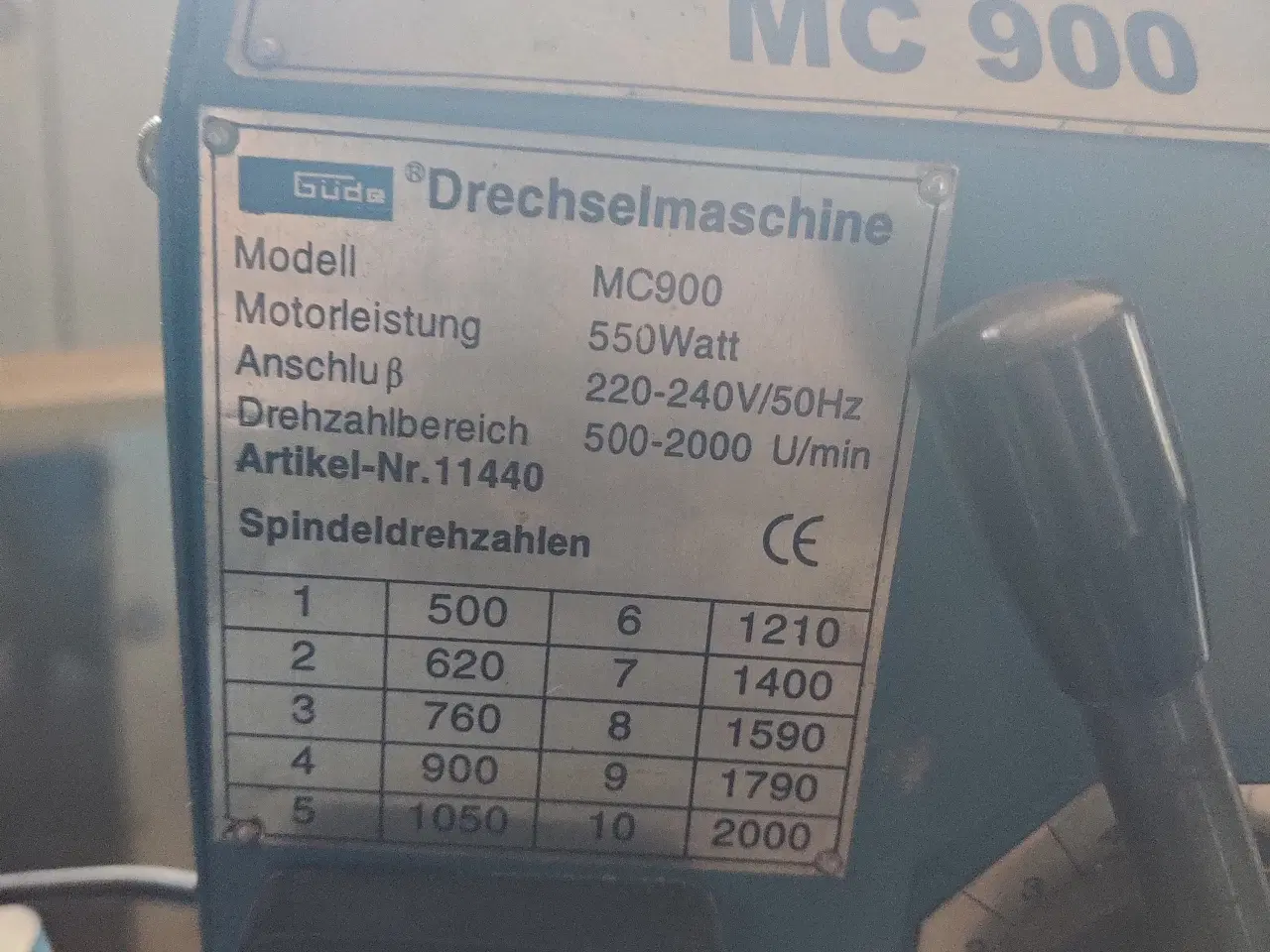 Billede 3 - Drejebænk til træ