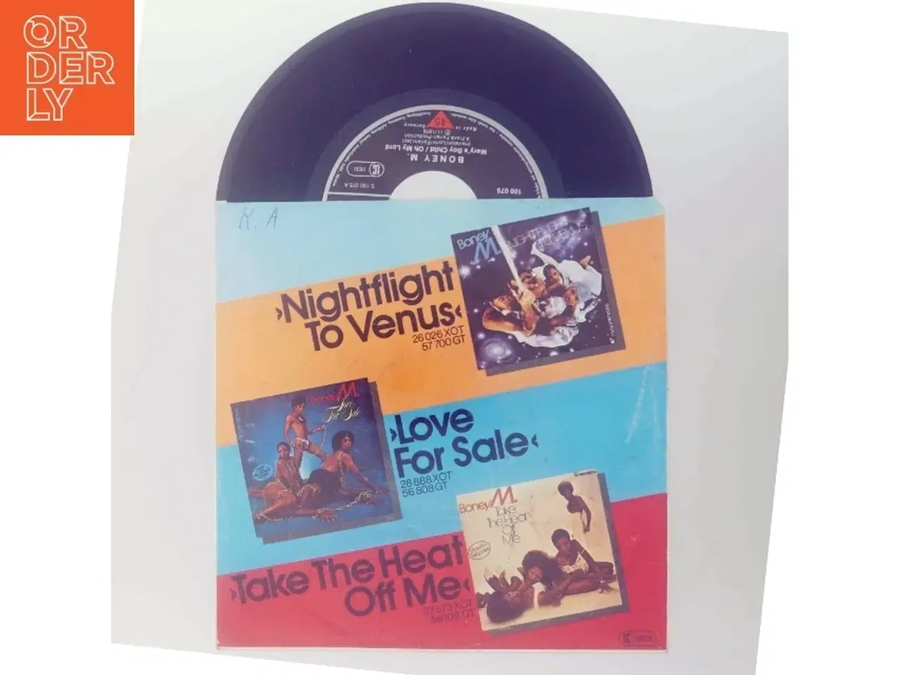 Billede 3 - GAMMEL (LP) Boney M. single 7" vinyl fra Hansa