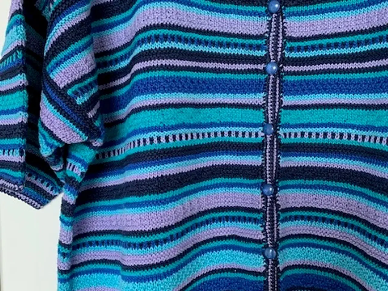 Billede 3 - Cardigan / trøje, hjemmestrikket i merc. egyptisk 