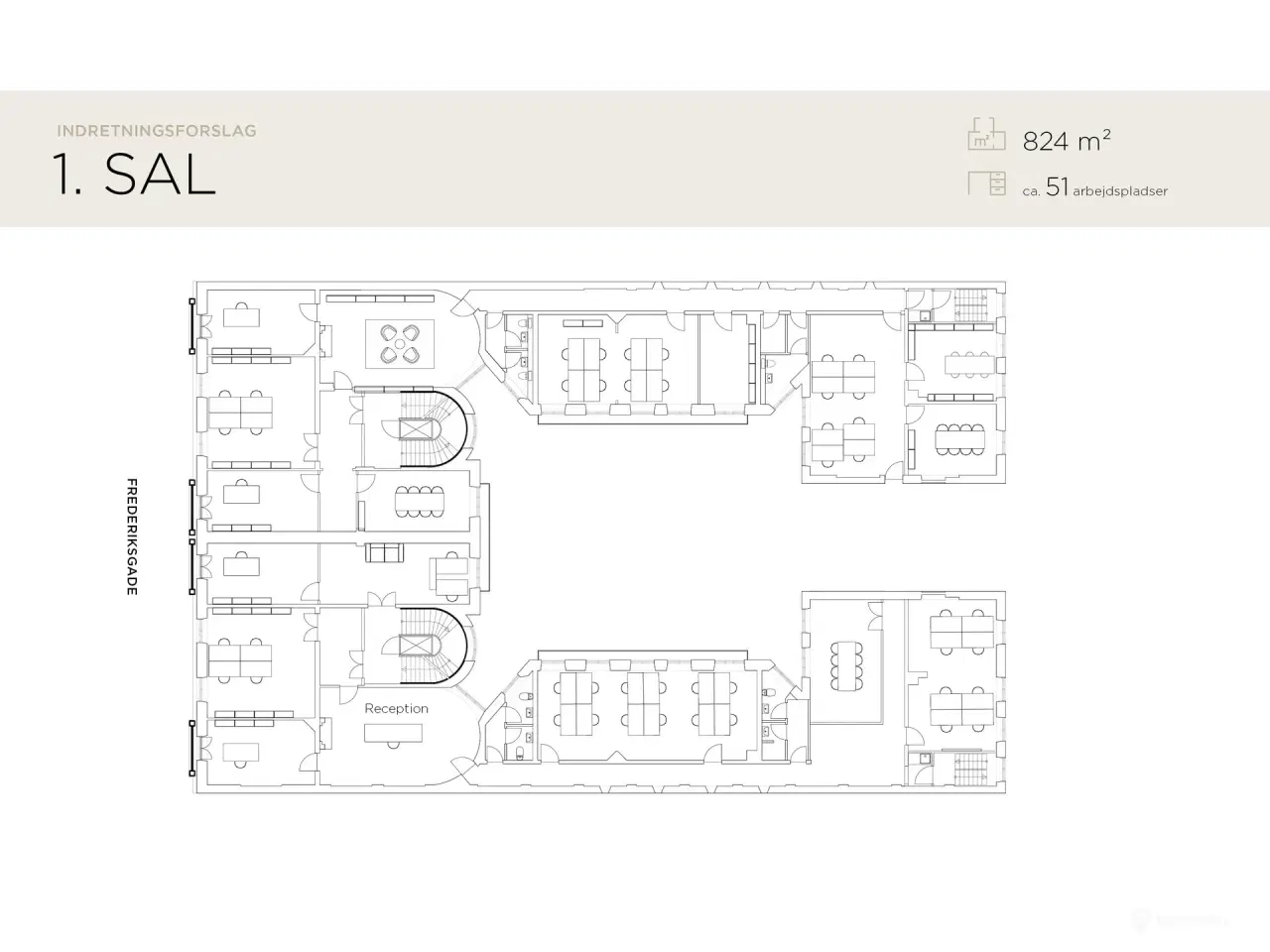 Billede 15 - Eksklusive kontorer i Frederiksstaden