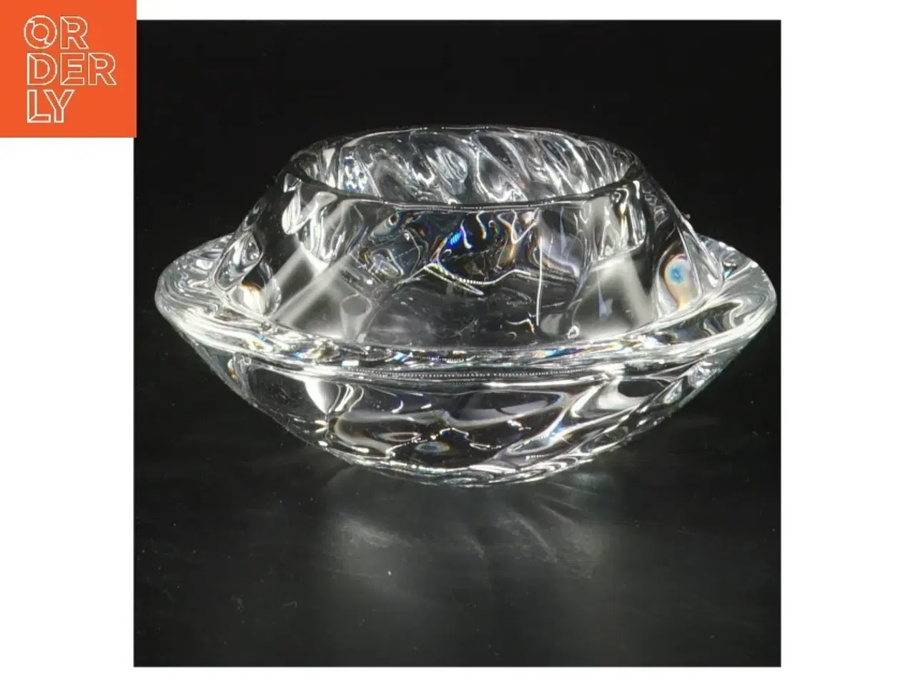 Billede 1 - Glas lysestage Ø 13 cm (str. Ø 13 cm)